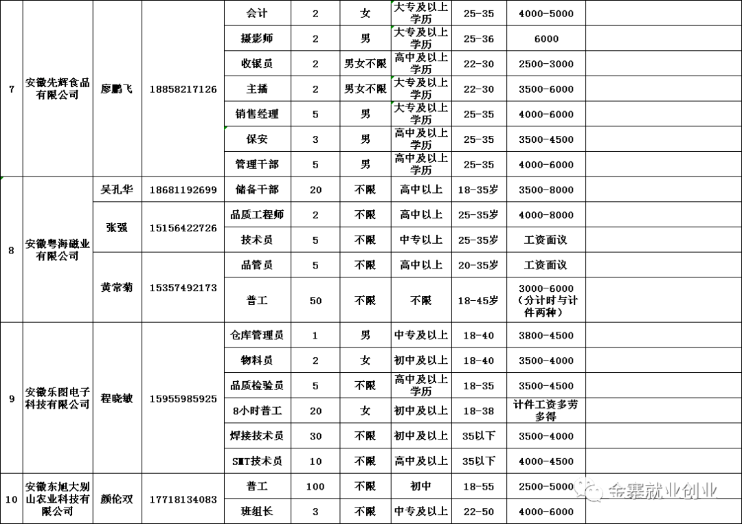 金寨在線最新招聘信息概覽，金寨在線最新招聘信息全面解析